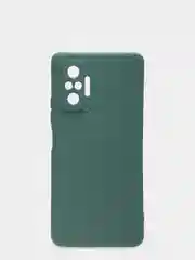 Зеленый чехол для Xiaomi Redmi Note 10 Pro, силиконовый, противоударный, матовый, внутри бархат