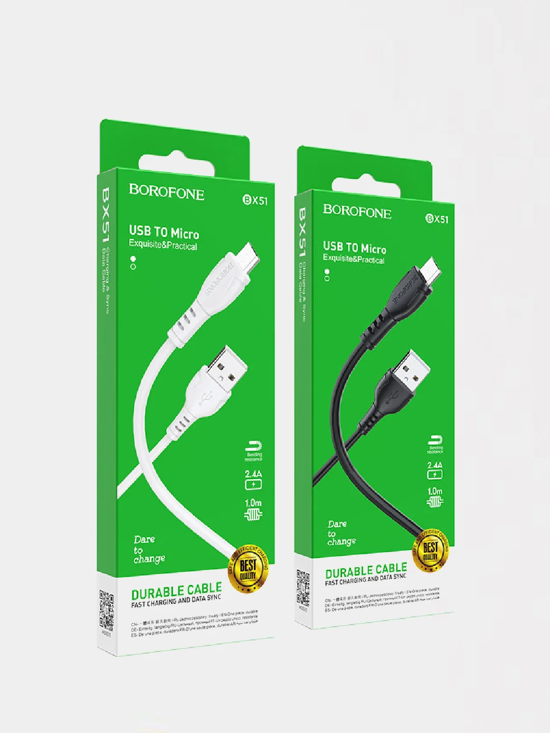 Белый кабель Micro USB для Samsung Xiaomi Honor