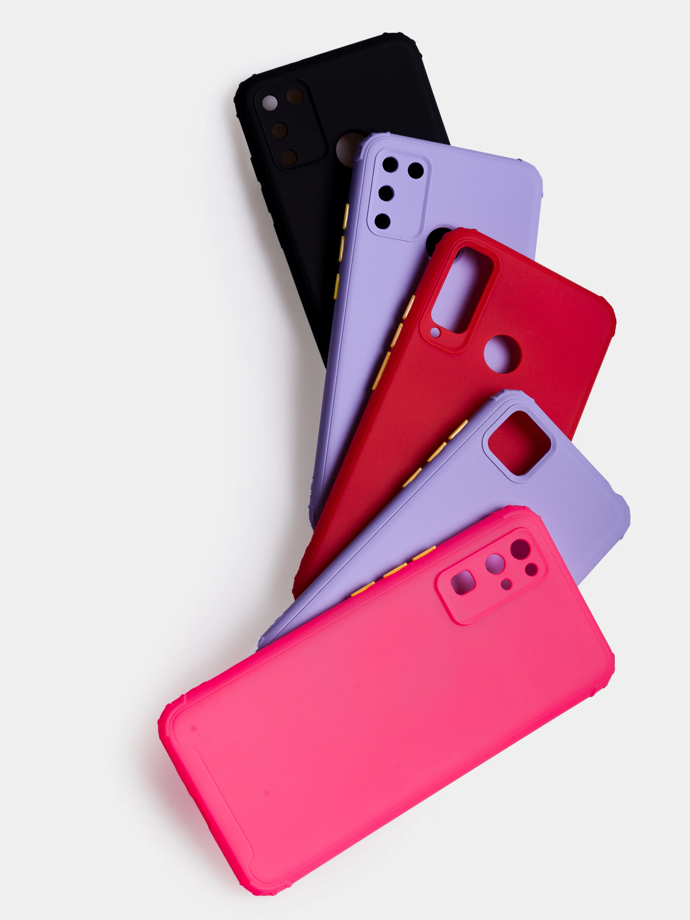 Чехол Soft Touch для Huawei P40 Lite/Honor 9A/9C/9S/30/30s/30 Pro, усиленные борты