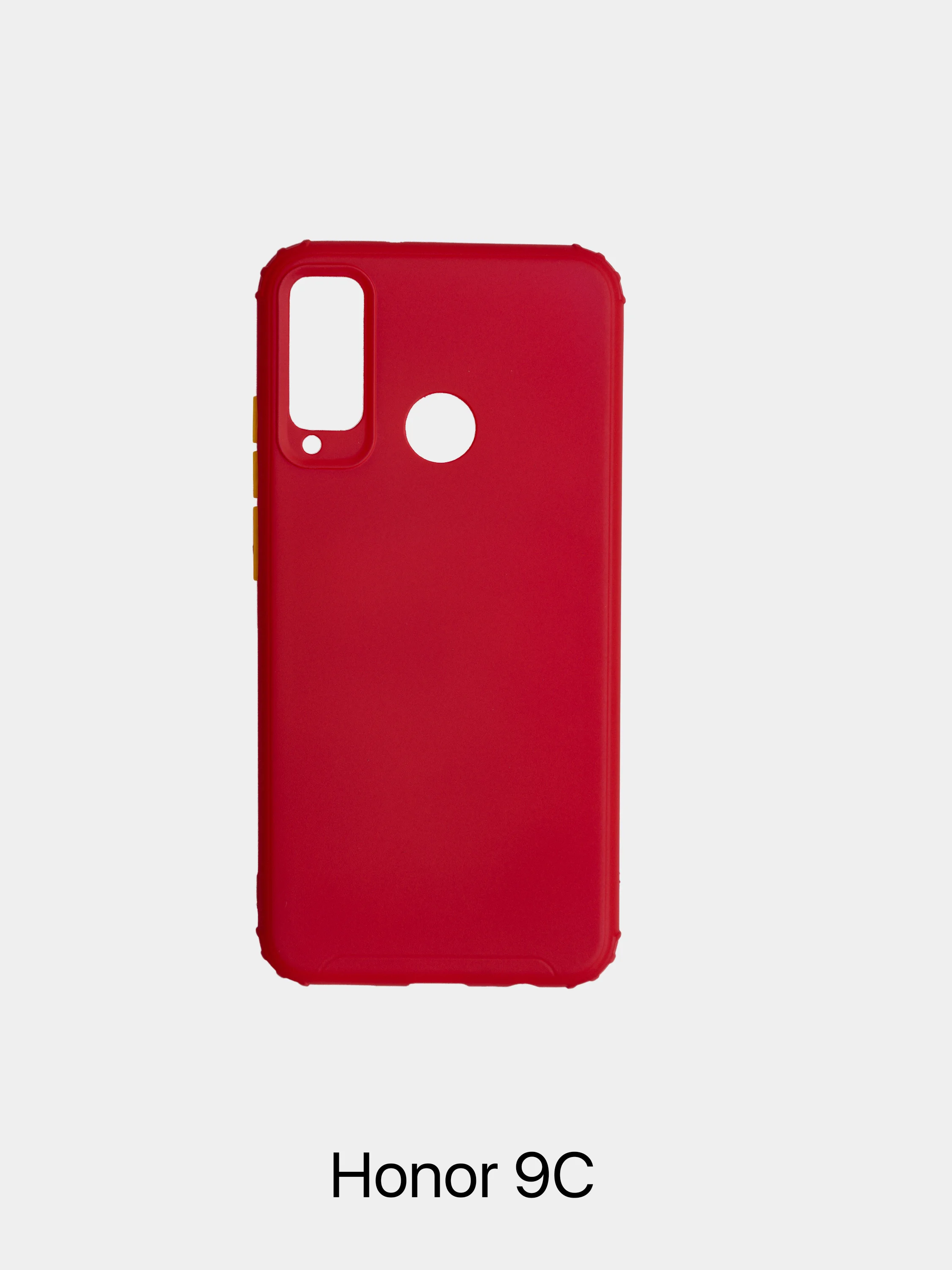 Красный чехол Soft Touch для Huawei P40 Lite/Honor 9A/9C/9S/30/30s/30 Pro, усиленные борты