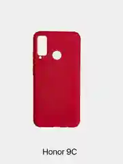 Красный чехол Soft Touch для Huawei P40 Lite/Honor 9A/9C/9S/30/30s/30 Pro, усиленные борты