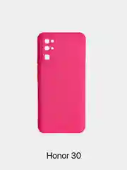 Фуксия чехол Soft Touch для Huawei P40 Lite/Honor 9A/9C/9S/30/30s/30 Pro, усиленные борты