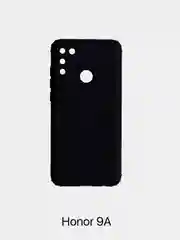 Черный чехол Soft Touch для Huawei P40 Lite/Honor 9A/9C/9S/30/30s/30 Pro, усиленные борты