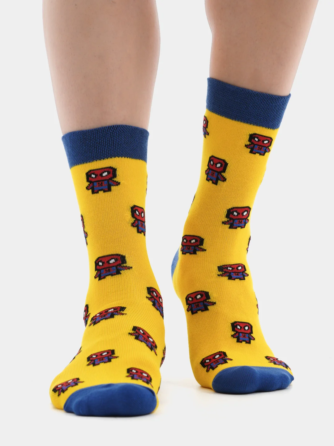 Темно-синий носки Stereo Socks женские с принтом