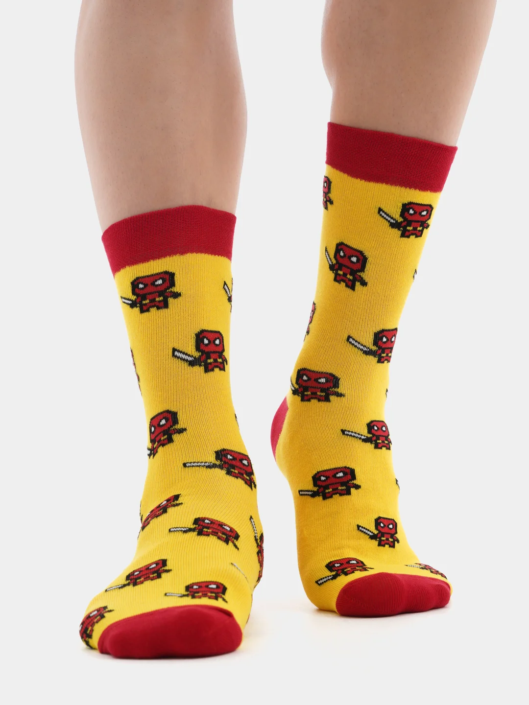Коралловый носки Stereo Socks женские с принтом