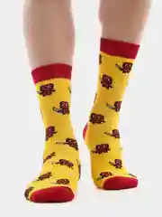 Коралловый носки Stereo Socks женские с принтом