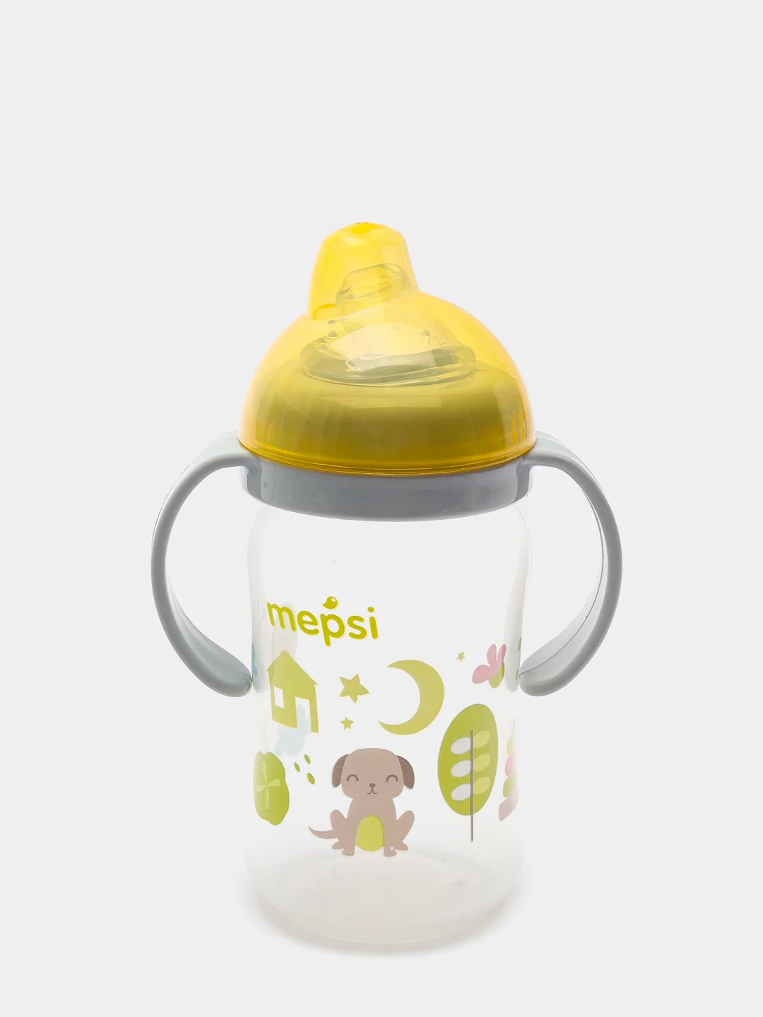 Поильник-непроливайка с силиконовым носиком MEPSI, 270 мл, 6+ мес 0216