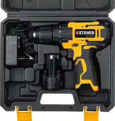 Дрель-шуруповерт STEHER CD-120-1, 12w