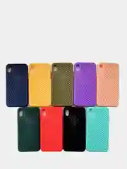 Чехол силиконовый с перфорацией для  Айфон iPhone  XS MAX и iPhone XR