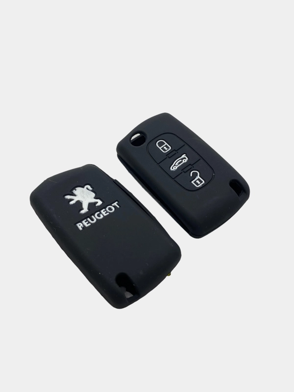 Силиконовый чехол для ключа Peugeot
