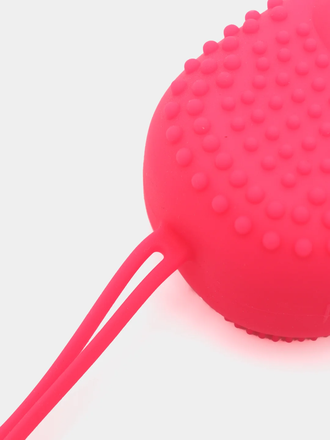 Розовый силиконовая губка/мочалка для душа Bubbles Bath Brush