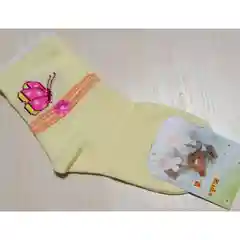 Лимонный носки хлопковые для девочки