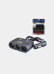 Разветвитель прикуривателя на 3 гнезда + 2 USB olesson incar 1512