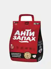 Наполнитель для кошек Питомец "Антизапах", растительный, 6 л