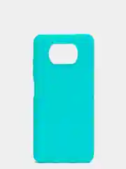 Небесно-голубой чехол на Xiaomi Poco X3 (NFC) / X3 Pro силиконовый, сяоми поко