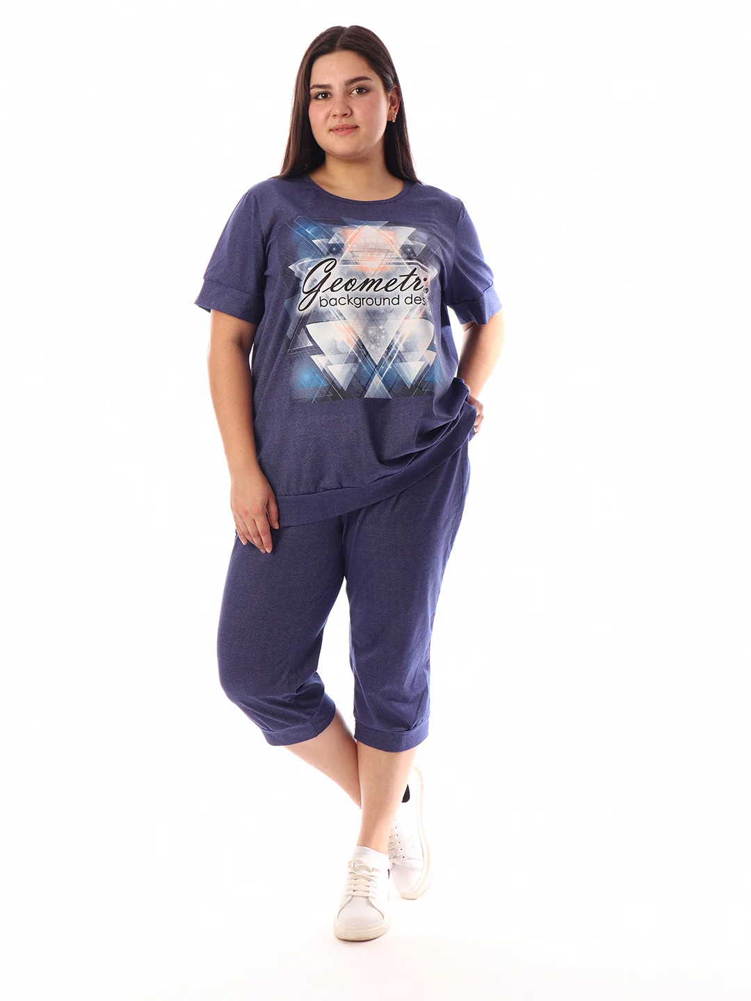 Костюм женский Хоум Стайл, размеры 62-72 Plus Size, 1890КБ