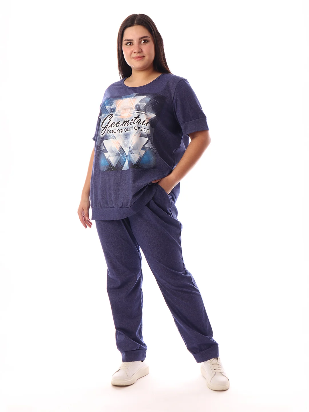 Костюм женский Хоум Стайл, 62-72 большие размеры Plus Size, 1890КФ-121