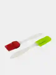 Набор лопатка + кисточка силикон