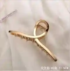 Угольный краб для волос, металлический