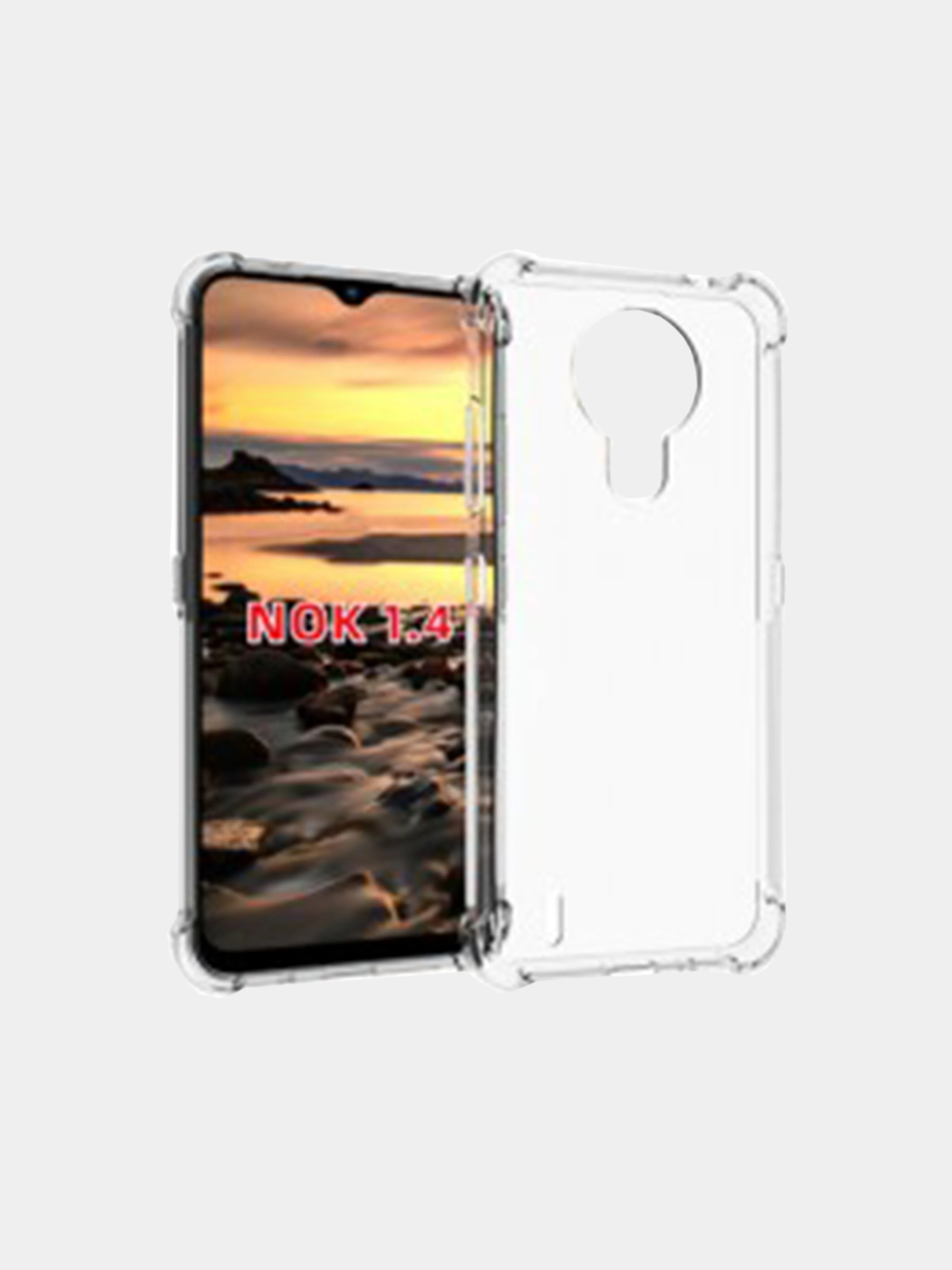 Чехол прозрачный силиконовый для Nokia C1 / 2.2 / 3.2 / 6.2