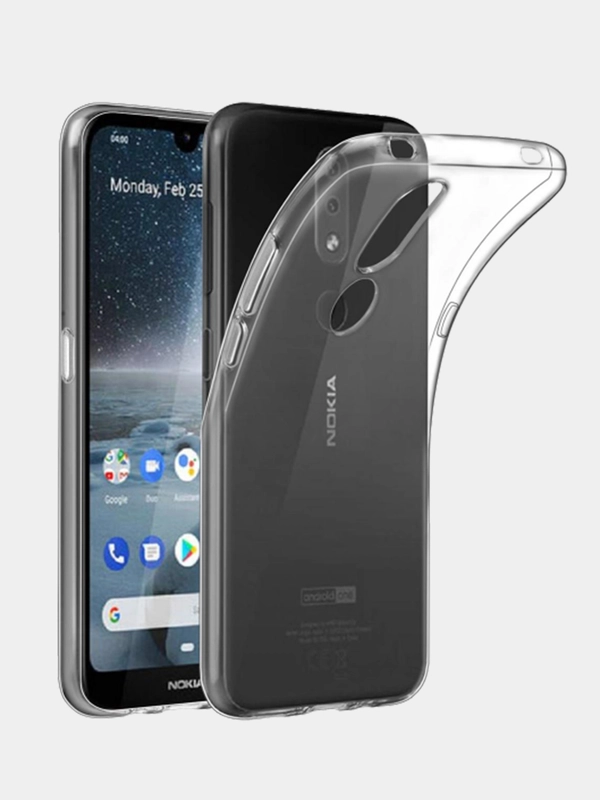 Чехол прозрачный силиконовый для Nokia C1 / 2.2 / 3.2 / 6.2