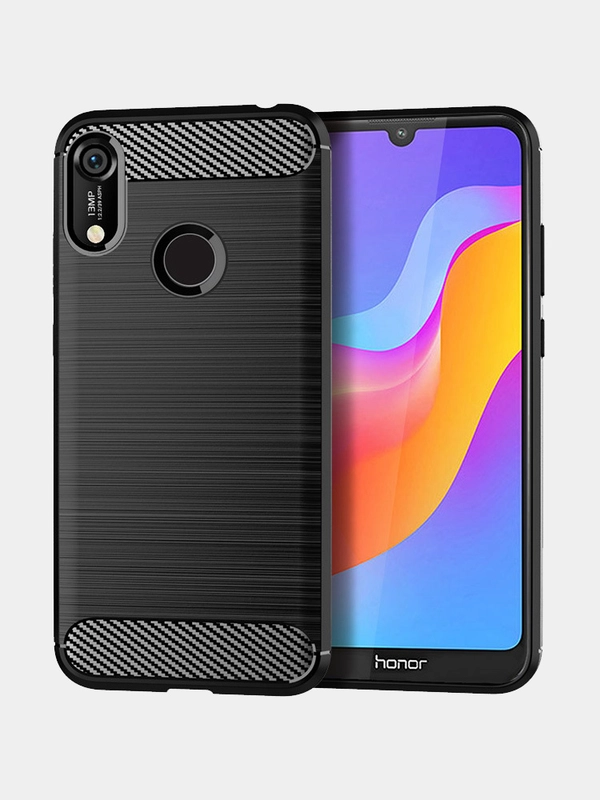Чехол Huawei Y6 2019 / Y6s 2020, Honor 8A / 8A Pro / 8A Prime имитация под карбон