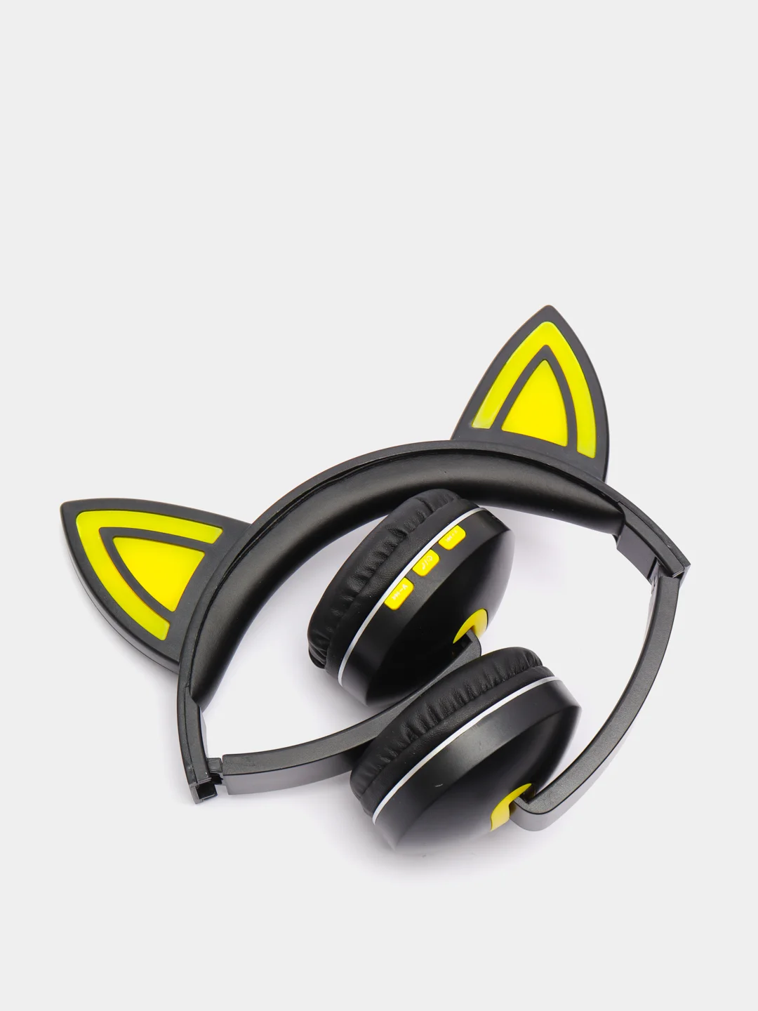 Синий беспроводные наушники с светящимися ушками CAT EAR