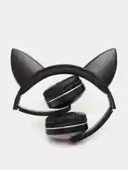 Желтый беспроводные наушники с светящимися ушками CAT EAR