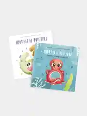 Бирюзовый книга "Цифры и фигуры" BAMBINIC