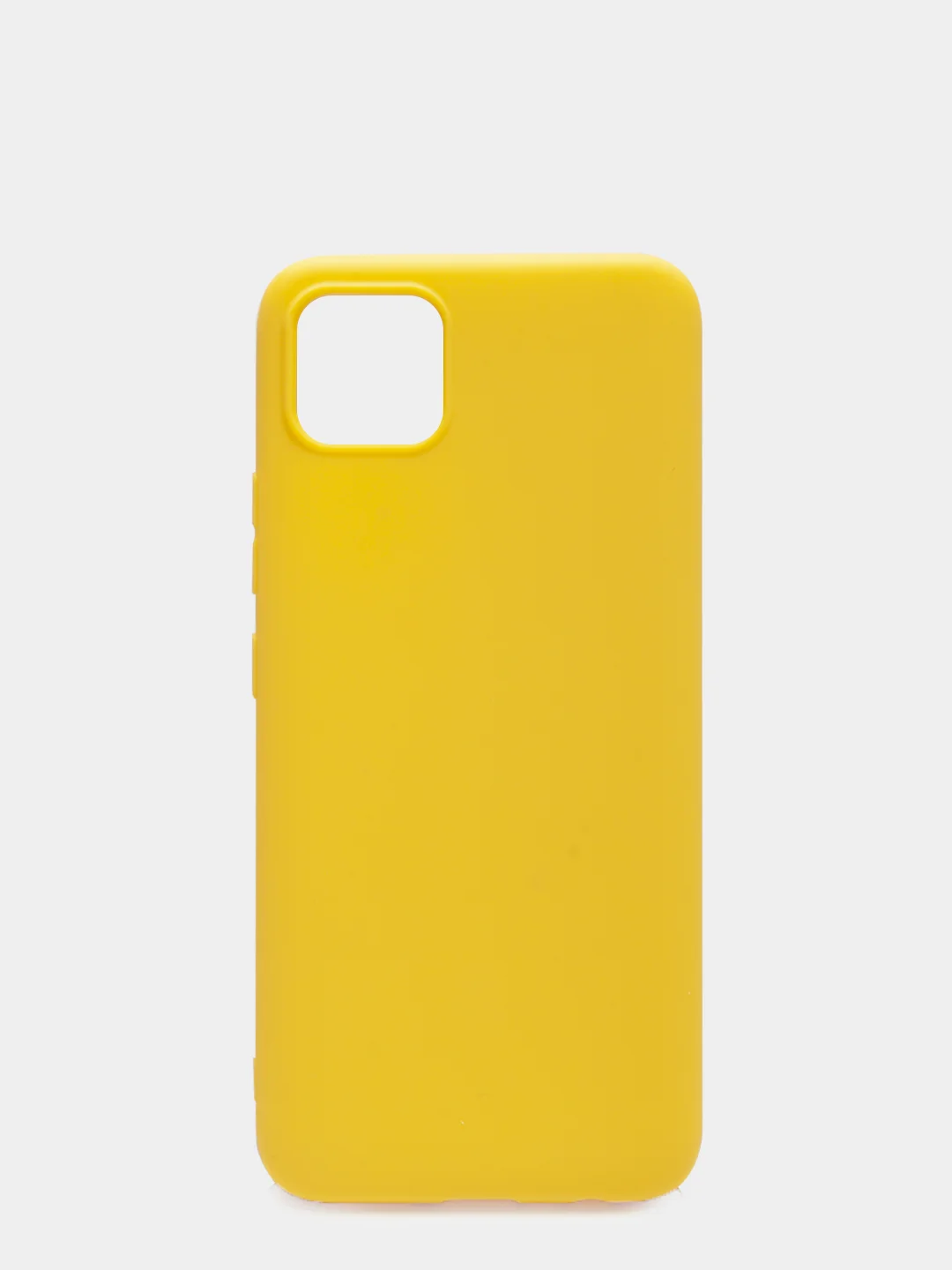 Желтый чехол для Realme C11 2020 силиконовый матовый однотонный