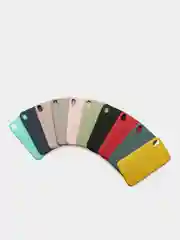 Чехол для iPhone XR, силиконовый, матовый, однотонный