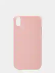 Розовый чехол для iPhone XR, силиконовый, матовый, однотонный