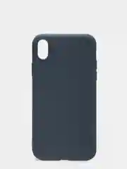 Темно-синий чехол для iPhone XR, силиконовый, матовый, однотонный