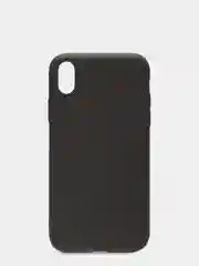 Черный чехол для iPhone XR, силиконовый, матовый, однотонный