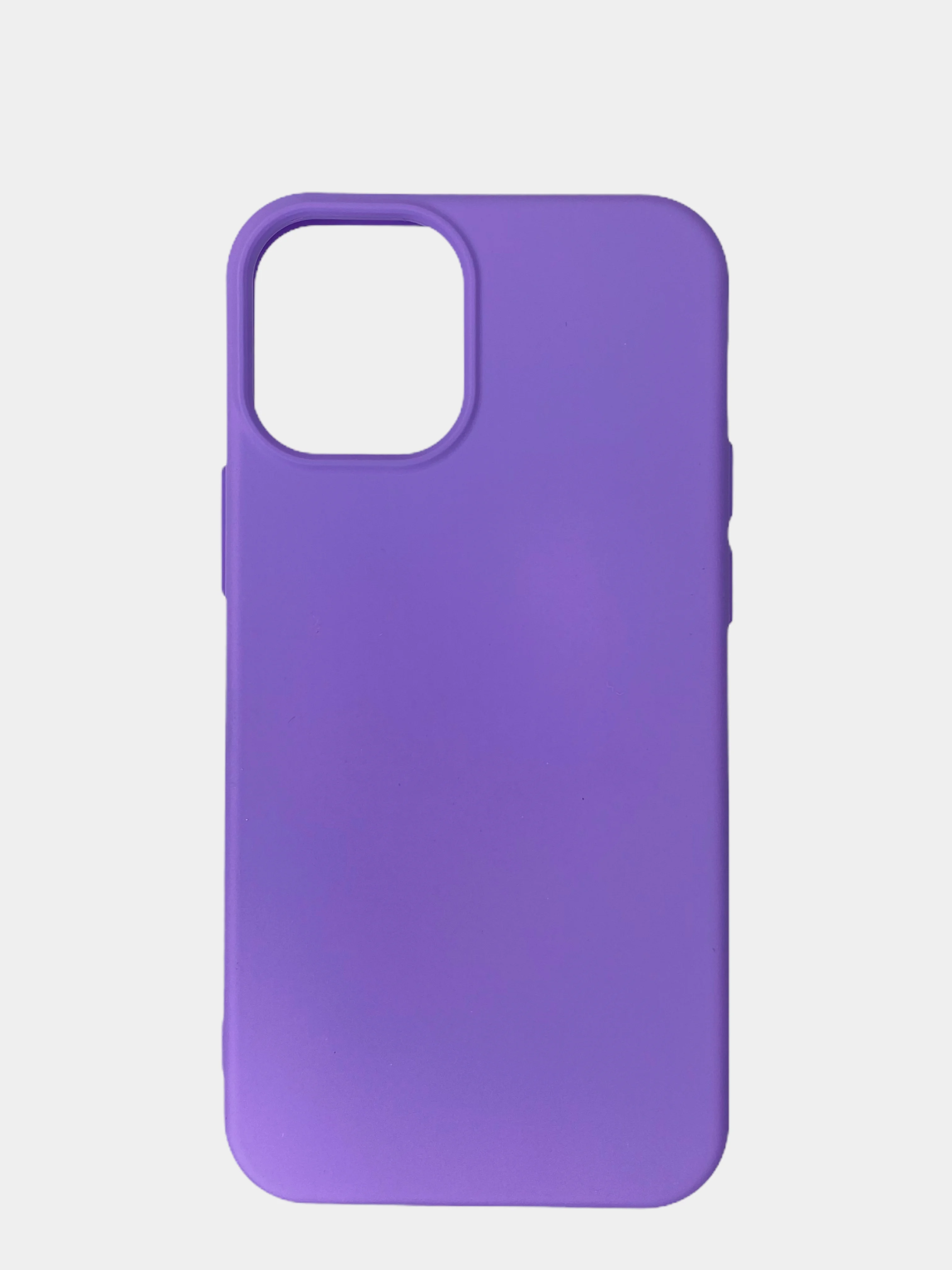 Фиолетовый чехол Apple iPhone 12 mini (5.4") silicone case силиконовый с закрытым низом бархат внутри