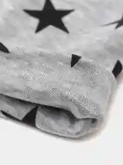Черный детская шапка со звездами