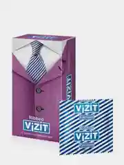 Презервативы VIZIT Ribbed, ребристые, 12 штук