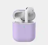 Лавандовый чехол для наушников Airpods 2
