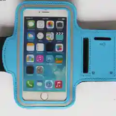 Голубой чехол для телефона/чехол для бега/для занятия спортом/универсальный на руку для смартфона