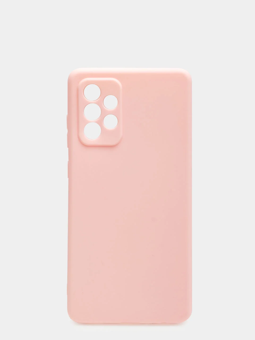 Розовый чехол для Samsung Galaxy A72 2021 / A725F / A726F, силиконовый, матовый, однотонный