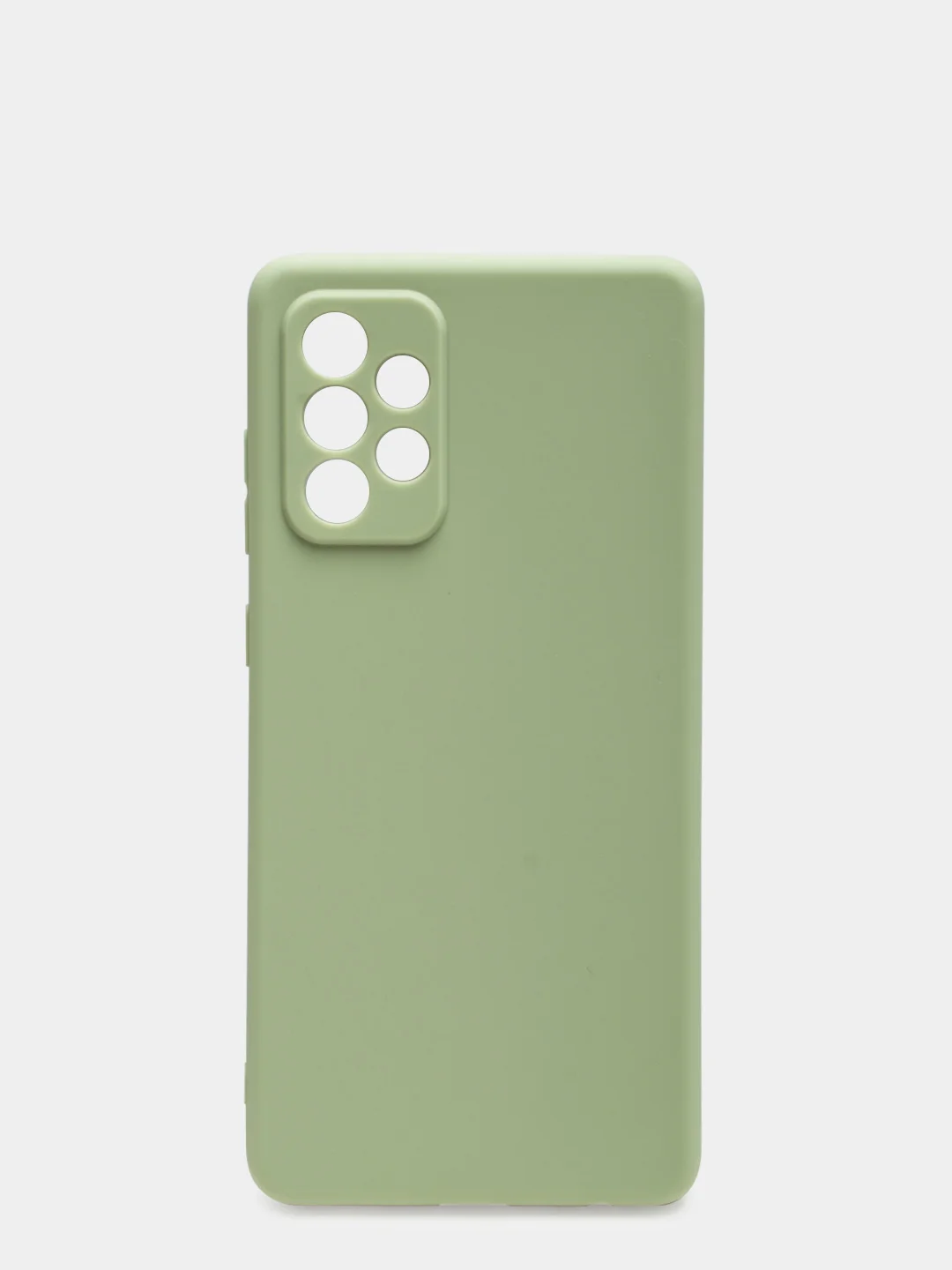 Оливковый чехол для Samsung Galaxy A72 2021 / A725F / A726F, силиконовый, матовый, однотонный