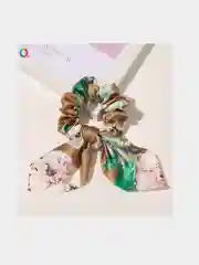 Мятный шифоновые эластичные резинки для волос с бантом, резинки для волос в корейском стиле