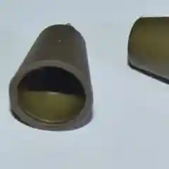 Хаки наконечник для шнура закрытый. В упаковке 2 штуки.