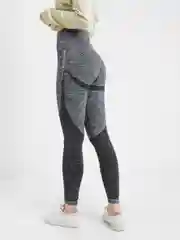 Синий лосины спортивные. Легинсы женские спортивные