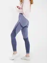 Синий лосины спортивные. Легинсы женские спортивные
