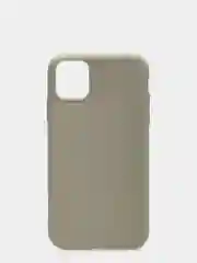 Серый чехол для iPhone 11, силиконовый, матовый, однотонный