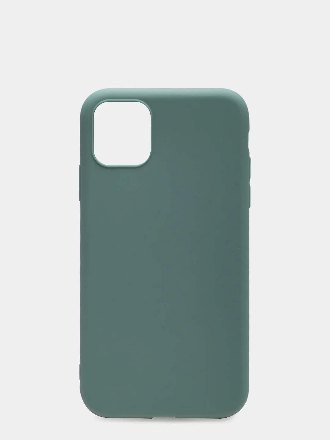 Морской чехол для iPhone 11, силиконовый, матовый, однотонный