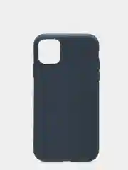 Темно-синий чехол для iPhone 11, силиконовый, матовый, однотонный
