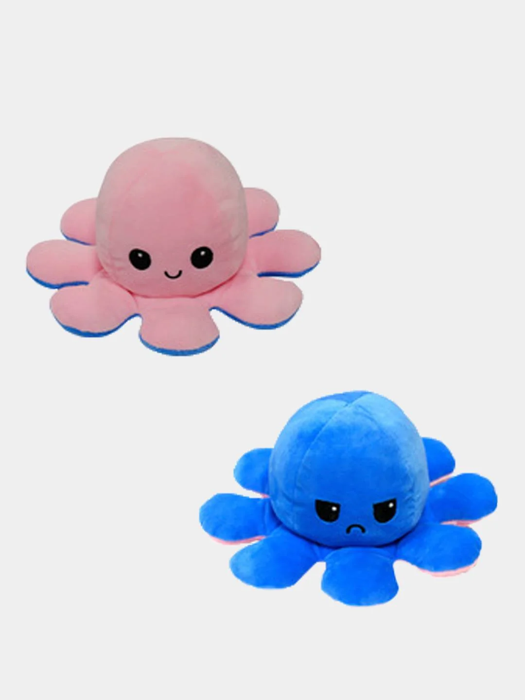 Синий игрушка осьминог перевертыш / двухсторонний осьминог