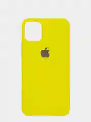 Желтый apple iPhone 11 Pro Max чехол силиконовый с логотипом